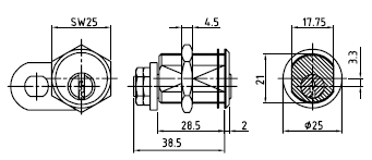 CES Hebelzylinder 5256/42