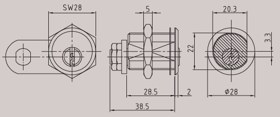 CES Hebelzylinder 5254