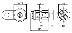 CES Hebelzylinder 5254 DB