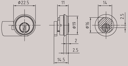 CES Hebelzylinder 5614